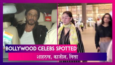 Karan Johar के घर पहुंचे Shah Rukh Khan, Kajol-Nysa एयरपोर्ट पर आईं नजर | Celebs Spotted